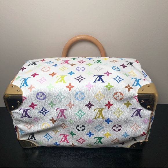 Louis Vuitton Takashi Murakami Speedy30 w/Keys,2-COA’s,DustBag,Date Code(SP0036) - Picture 6 of 17